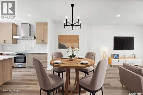 423 Eldorado Street, Warman, SK - Indoor Photo Showing Dining Room