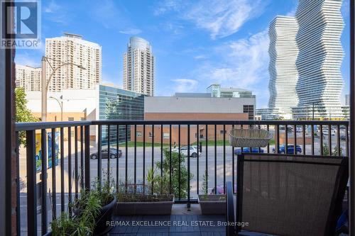 Gv202 - 320 City  Centre Drive, Mississauga, ON - Outdoor With Balcony