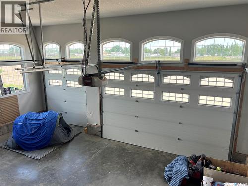 Natalie Acres, Waldeck, SK - Indoor Photo Showing Garage