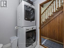 Laundry on main floor in main bathroom - 