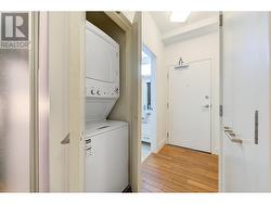 Stacking washer & dryer in unit - 