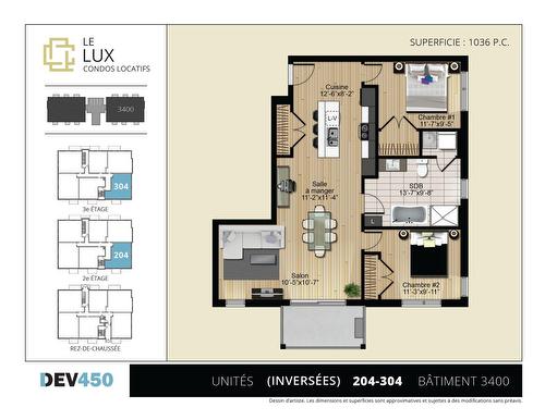 Drawing (sketch) - 106-3400 Boul. René-Laennec, Laval (Vimont), QC - Other