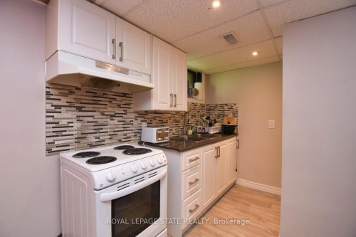 205 Ivon Avenue, Hamilton, ON - Indoor Photo Showing Kitchen With Double Sink