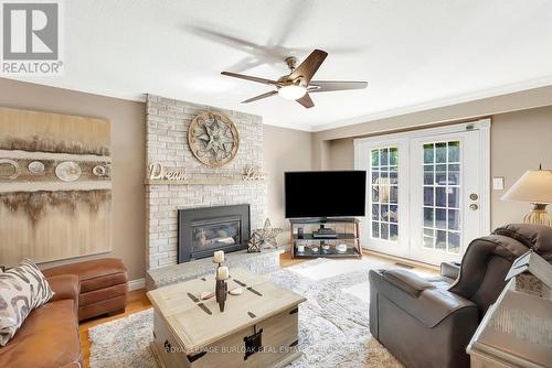 2325 Duncaster Drive, Burlington, ON - Indoor Photo Showing Living Room With Fireplace