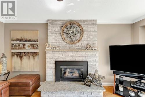 2325 Duncaster Drive, Burlington, ON - Indoor Photo Showing Living Room With Fireplace