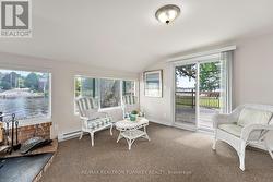 walk-out to deck overlooking the water - 