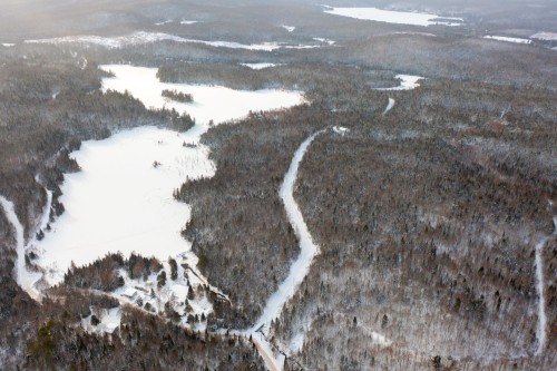 Photo aérienne - Ch. Olivier-Paradis, Labelle, QC 