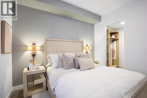 Photo from the suite show at 238 4th Avenue in Downtown Kamloops. Images indicative of finishing details, subject to change. - 460 Nicola Street Unit# 1005, Kamloops, BC - Indoor Photo Showing Bedroom