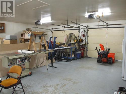108 Freeman Street, Richmound, SK - Indoor Photo Showing Garage