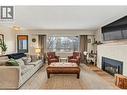 4444 Sage Mesa Drive, Penticton, BC  - Indoor Photo Showing Living Room With Fireplace 