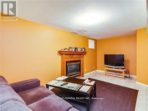 Bsmt - 589 Belview Avenue, Vaughan, ON - Indoor Photo Showing Living Room With Fireplace