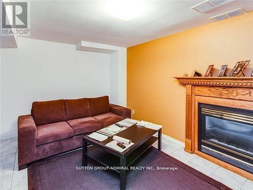 Bsmt - 589 Belview Avenue, Vaughan, ON - Indoor Photo Showing Living Room With Fireplace