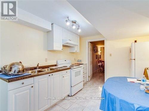 Bsmt - 589 Belview Avenue, Vaughan, ON - Indoor Photo Showing Kitchen With Double Sink