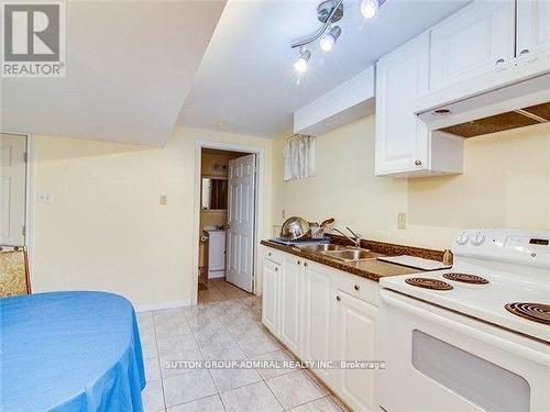 Bsmt - 589 Belview Avenue, Vaughan, ON - Indoor Photo Showing Kitchen With Double Sink