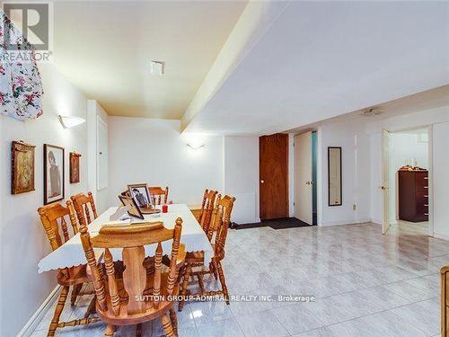 Bsmt - 589 Belview Avenue, Vaughan, ON - Indoor Photo Showing Dining Room