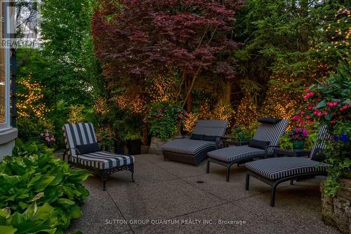 Custom lite trees in rear yard - 560 Hancock Way, Mississauga, ON - Outdoor