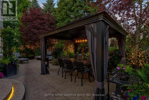 Custom Lighting in Rear - 560 Hancock Way, Mississauga, ON - Outdoor