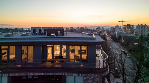601-1201 Fort St, Victoria, BC - Outdoor With Deck Patio Veranda With View