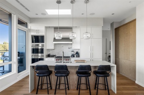 601-1201 Fort St, Victoria, BC - Indoor Photo Showing Kitchen With Upgraded Kitchen