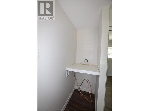 Space for an up and over laundry set in the bedroom - 57 Antoine Road Unit# 9, Vernon, BC 