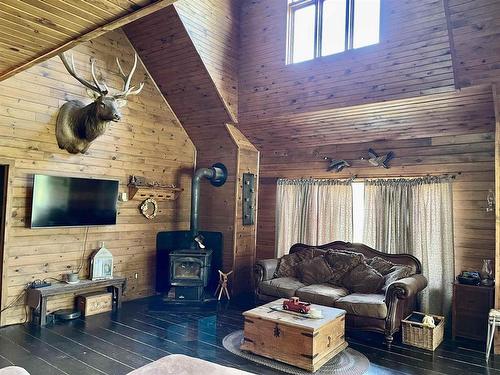 619 Cameron Road, Stratton, ON - Indoor Photo Showing Living Room With Fireplace