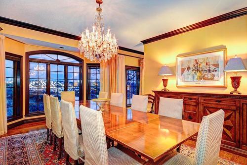 Dining room - 1485 Rue Des Quatre-Saisons, Sainte-Adèle, QC - Indoor Photo Showing Dining Room