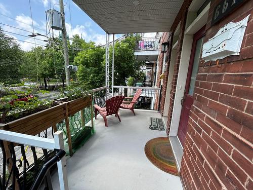 Balcon - 6619 Rue St-Dominique, Montréal (Rosemont/La Petite-Patrie), QC - Outdoor With Exterior