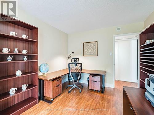 Can convert back to bedroom (doors in storage) - 202 - 310 Mill Street S, Brampton, ON - Indoor Photo Showing Office