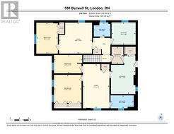 330 Burwell St - 2nd floor plan - 
