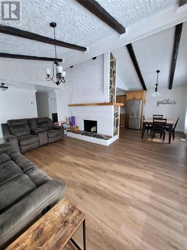 80A Loop Road, Anchor Point, NL - Indoor With Fireplace