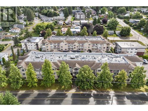Ariel view of building - 250 5 Street Se Unit# 313, Salmon Arm, BC - Outdoor With View