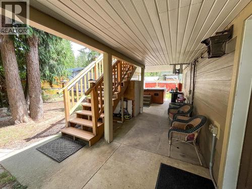 Covered Deck - 510 Cedar Street, Sicamous, BC - Outdoor With Deck Patio Veranda With Exterior