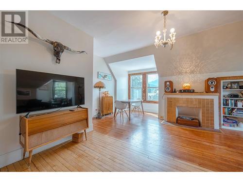 3rd Floor Living Room - 304 Second Street E, Revelstoke, BC - Indoor Photo Showing Living Room With Fireplace
