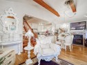 Salon - 31 Av. St-Denis, Saint-Sauveur, QC  - Indoor With Fireplace 
