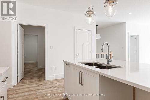 54 Deer Ridge Lane, Bluewater (Bayfield), ON - Indoor Photo Showing Kitchen With Double Sink