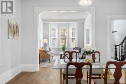 Dining Room Overlooks Living Room - 