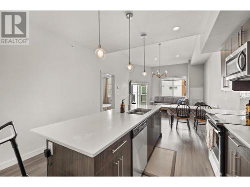 3638 Mission Springs Drive Unit# 505, Kelowna, BC - Indoor Photo Showing Kitchen With Double Sink With Upgraded Kitchen