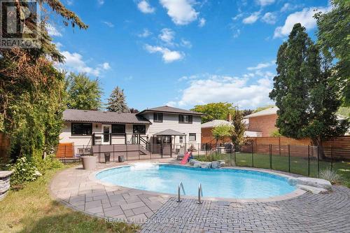 250 Daphne Avenue, Mississauga, ON - Outdoor With In Ground Pool With Deck Patio Veranda With Backyard