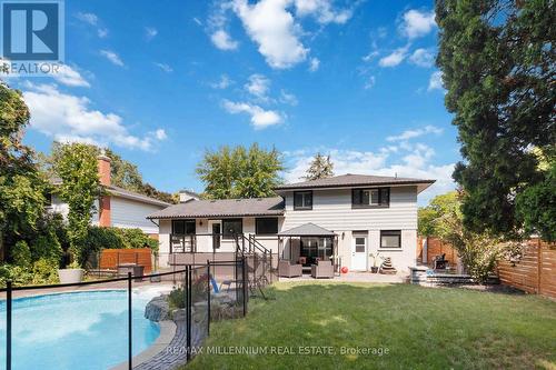 250 Daphne Avenue, Mississauga, ON - Outdoor With In Ground Pool With Deck Patio Veranda