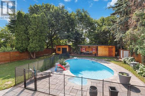 250 Daphne Avenue, Mississauga, ON - Outdoor With In Ground Pool With Deck Patio Veranda With Backyard