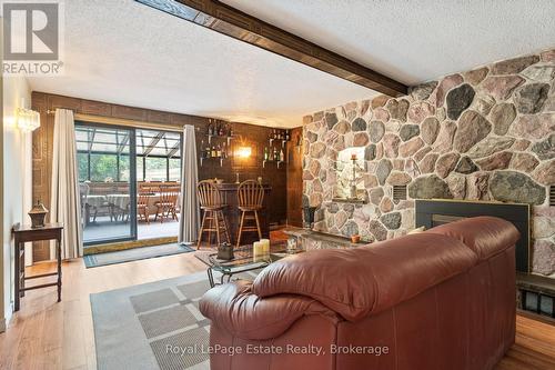 And bar. Patio doors lead to atrium and backyard - 97 Dorena Crescent, South Bruce Peninsula, ON - Indoor