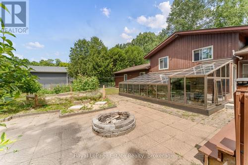 The fire pit area - 97 Dorena Crescent, South Bruce Peninsula, ON - Outdoor With Exterior