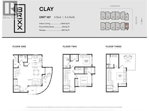Builder's original marketing may differ from actual measurements. Please verify if deemed important. - 1308 Richter Street Unit# 107, Kelowna, BC - Other