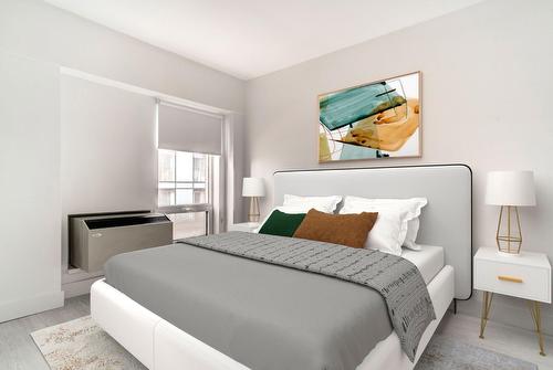 Bedroom - 1204-345 Rue De La Gauchetière O., Montréal (Ville-Marie), QC - Indoor Photo Showing Bedroom