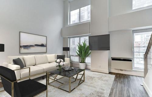Living room - 221-345 Rue De La Gauchetière O., Montréal (Ville-Marie), QC - Indoor Photo Showing Living Room