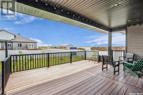 400 Prairie View Drive, Dundurn, SK - Outdoor With Deck Patio Veranda With Exterior