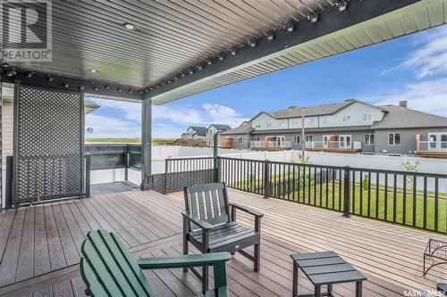400 Prairie View Drive, Dundurn, SK - Outdoor With Deck Patio Veranda With Exterior