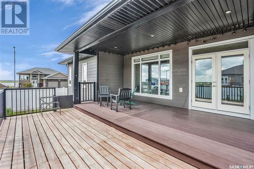 400 Prairie View Drive, Dundurn, SK - Outdoor With Deck Patio Veranda With Exterior