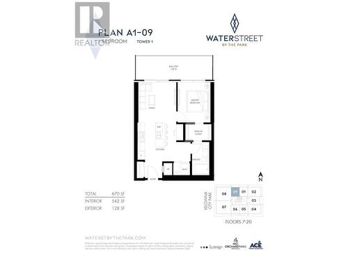 Floor Plan - 238 Leon Avenue Unit# 709, Kelowna, BC - Other
