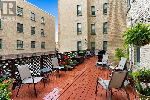203 2305 Victoria Avenue, Regina, SK - Outdoor With Deck Patio Veranda With Exterior